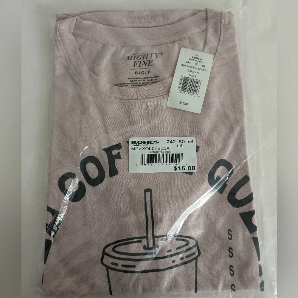 Mighty Fine Pink 'Iced Coffee Queen' Tee - Picture 3 of 8